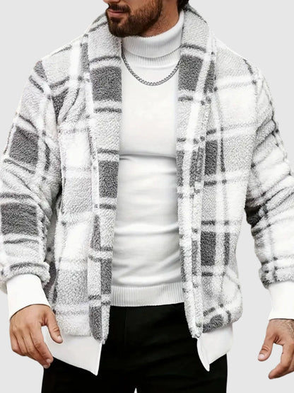 Men's Plaid Casual Jacket