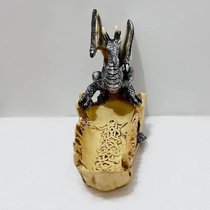 Dragon Tooth Boat Sculpture Decoration Items Storage Crafts
