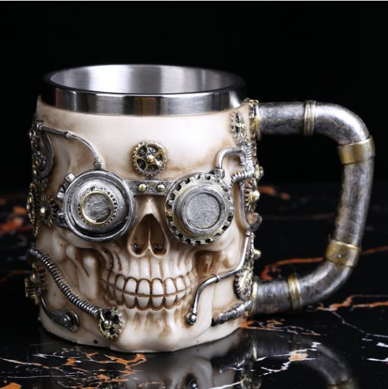 Handcrafted Steampunk Coffee Mug