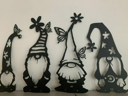 Spring Decor - Steel Branch Gnomes Decoration
