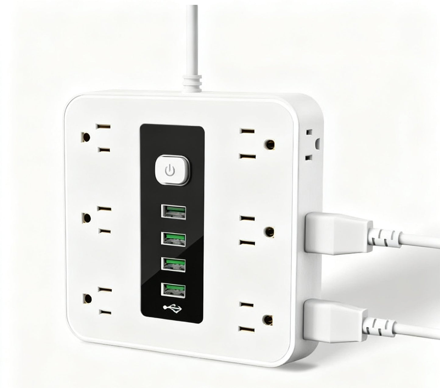 ⚡16-in-1 Power Strip with Switch & Surge Protection,ETL Listed Fireproof Power Strip