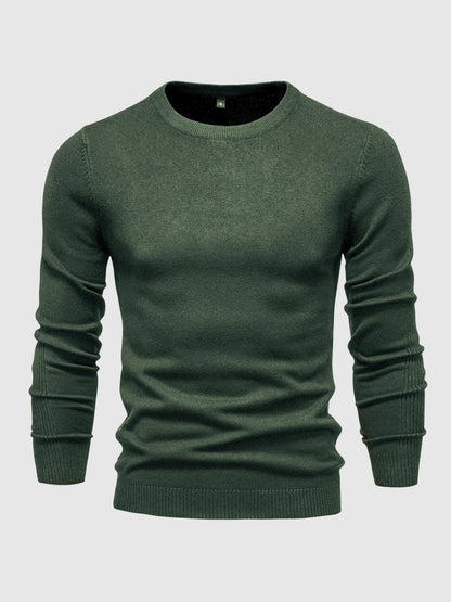 Men's casual crew neck slim fit sweater