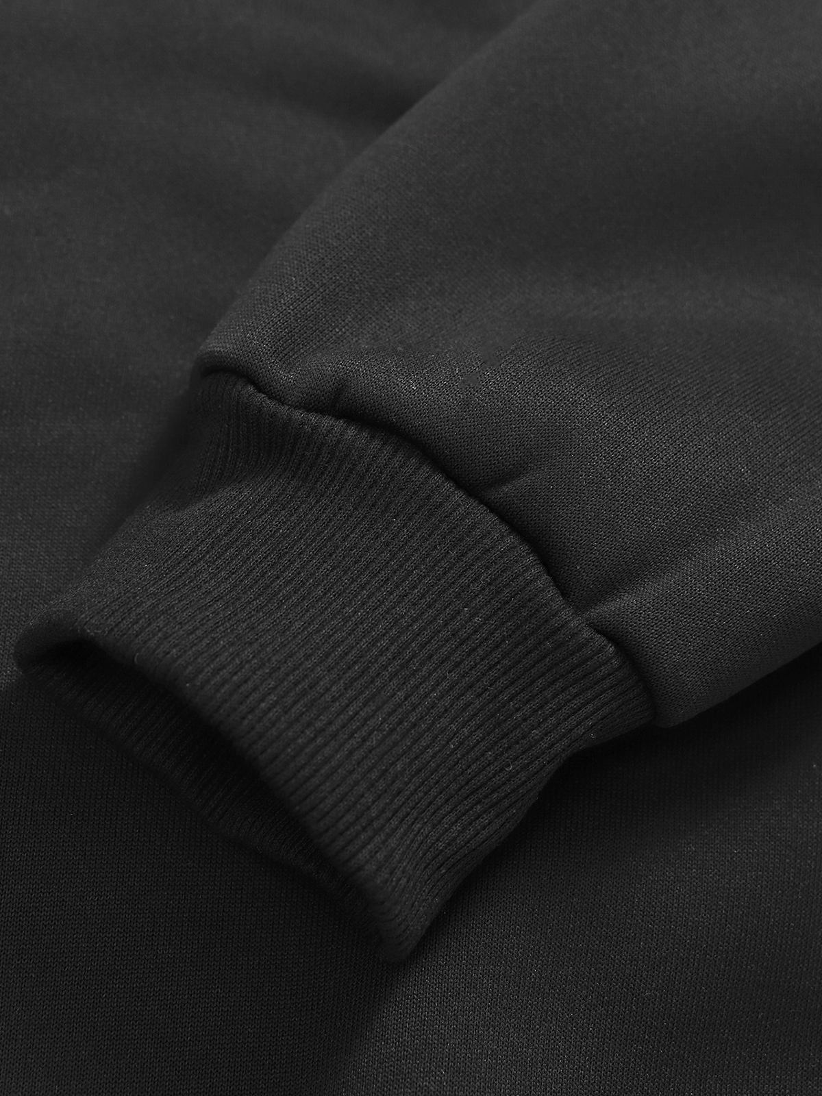 Men's fleece rose print monogram hoodie