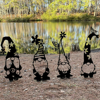 Spring Decor - Steel Branch Gnomes Decoration