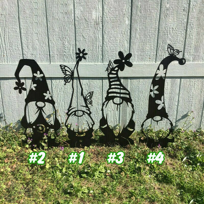 Spring Decor - Steel Branch Gnomes Decoration