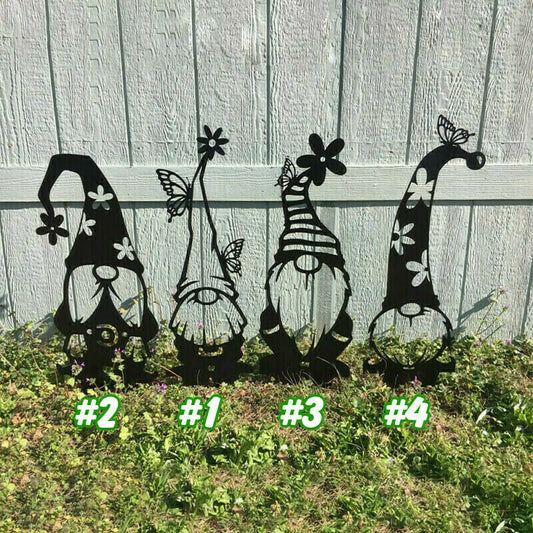 Spring Decor - Steel Branch Gnomes Decoration
