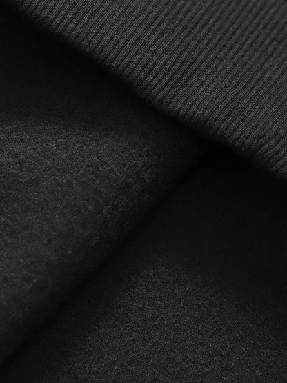 Men's "BROOKLYN" fleece printed letter hoodie