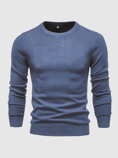 Men's casual crew neck slim fit sweater