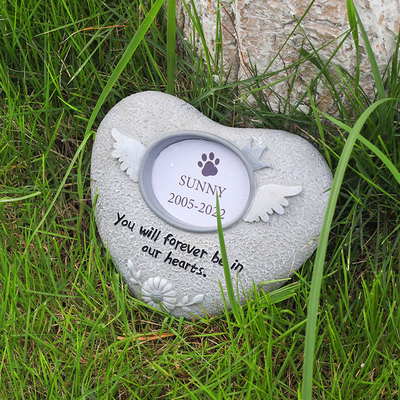 Pet Dog Cat Small Animal Memorial Stone Ornament