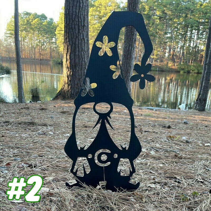 Spring Decor - Steel Branch Gnomes Decoration