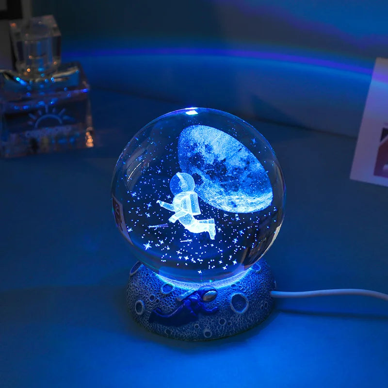Ocean Animal Crystal Ball LED Night Lights