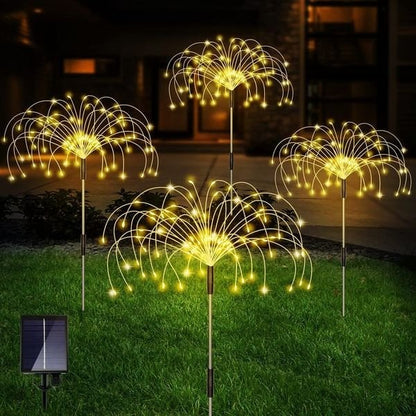 Solar Garden Firework Light Lawn Light