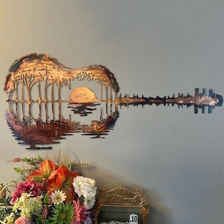 Guitarist Art🎸MEGRAIDANTM️ Handmade Abstract Guitar Metal