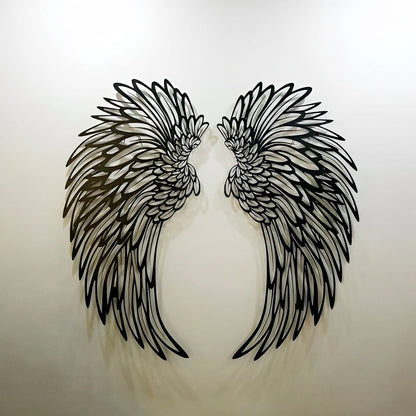 1 Pair Angel Wings Metal Wall Art