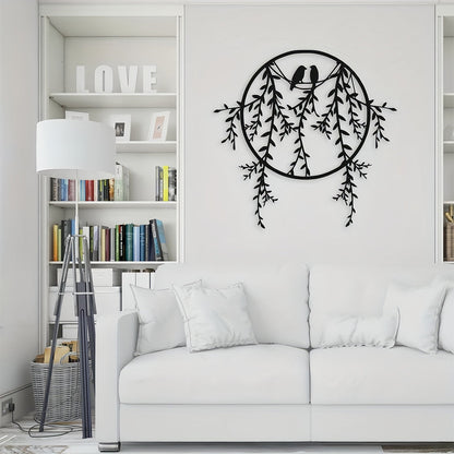 Bird Tree of Life Metal Wall Art