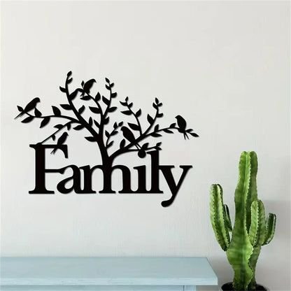 Family Tree Metal Signs Metal Family Wall Decor