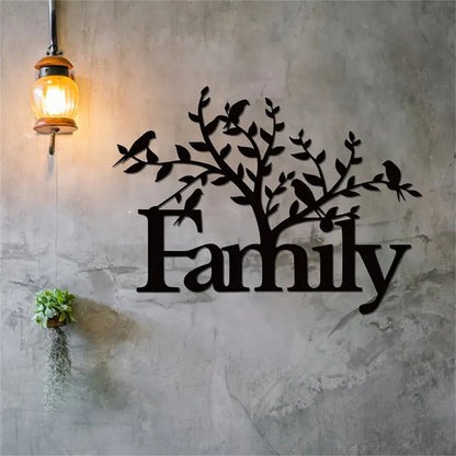 Family Tree Metal Signs Metal Family Wall Decor