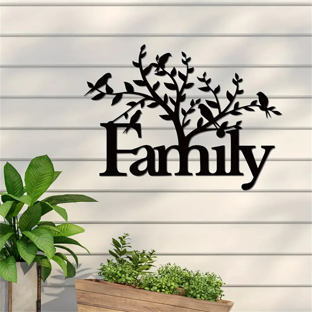 Family Tree Metal Signs Metal Family Wall Decor