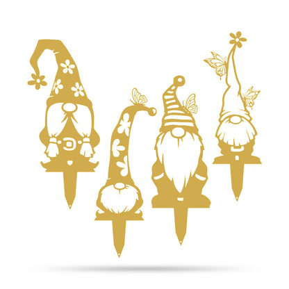 Garden Art - Gnomes 4 Pack