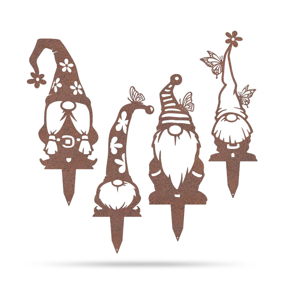 Garden Art - Gnomes 4 Pack