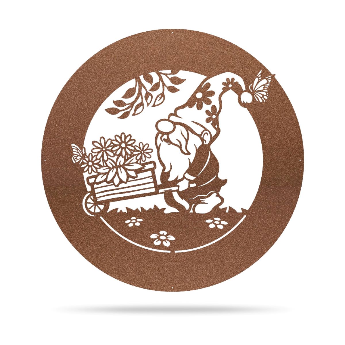 Garden Gnome Monogram Wall Art