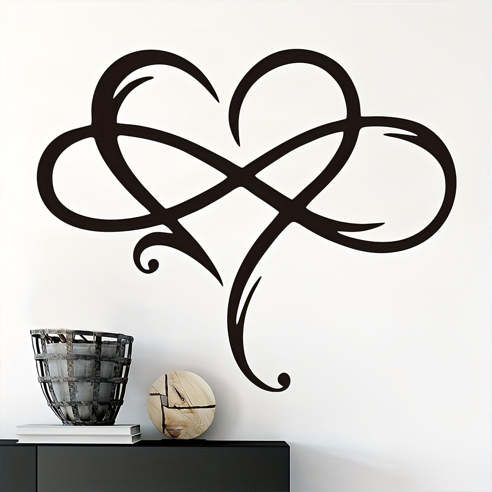 Infinite Heart-shaped Metal Wall Art