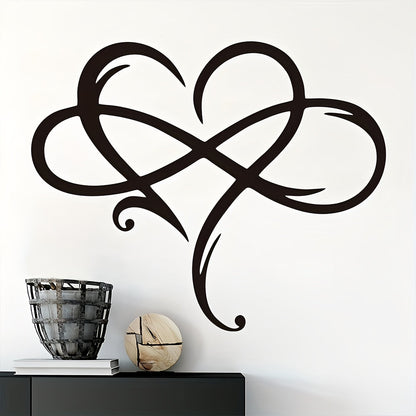 Infinite Heart-shaped Metal Wall Art