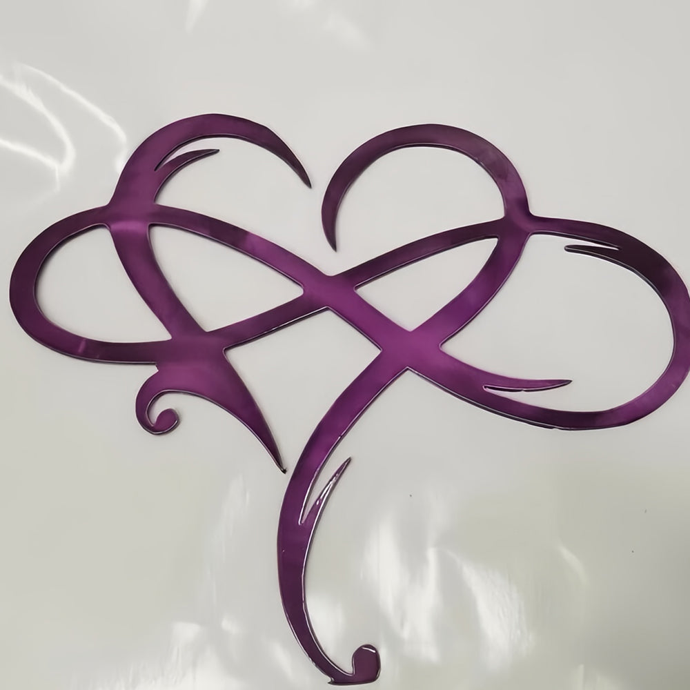 Infinite Heart-shaped Metal Wall Art