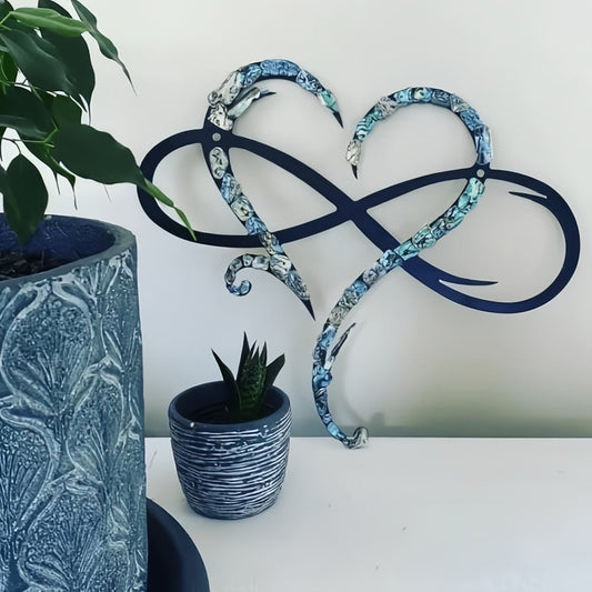 Infinite Heart-shaped Metal Wall Art