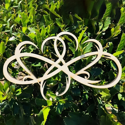 Infinite Heart-shaped Metal Wall Art