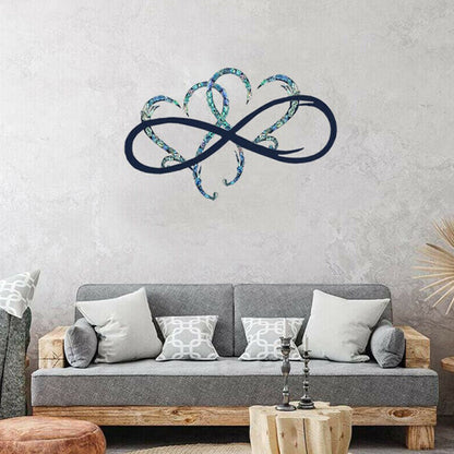 Infinite Heart-shaped Metal Wall Art