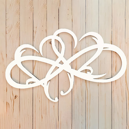Infinite Heart-shaped Metal Wall Art
