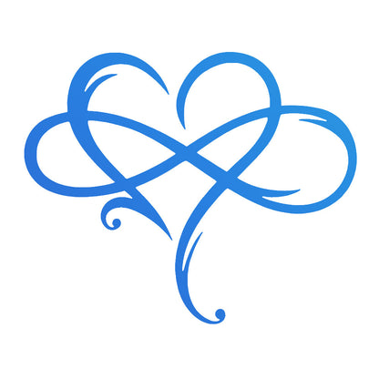 Infinite Heart-shaped Metal Wall Art