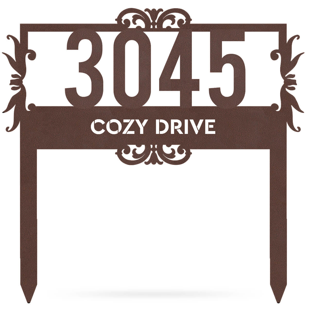 Lawn Address Monogram – Personalized and Practical Address Sign