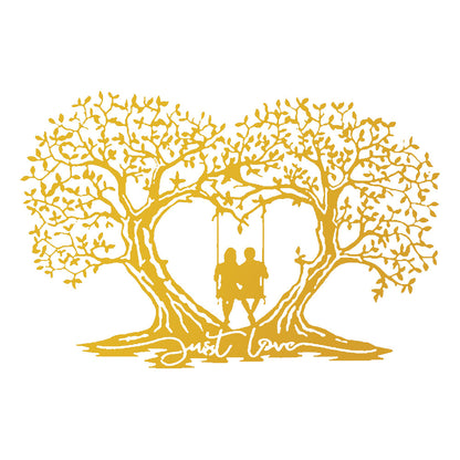 Love Tree Heart-shaped Tree Of Life Metal Wall Art