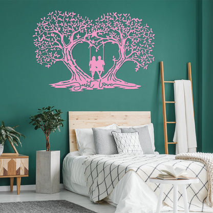 Love Tree Heart-shaped Tree Of Life Metal Wall Art