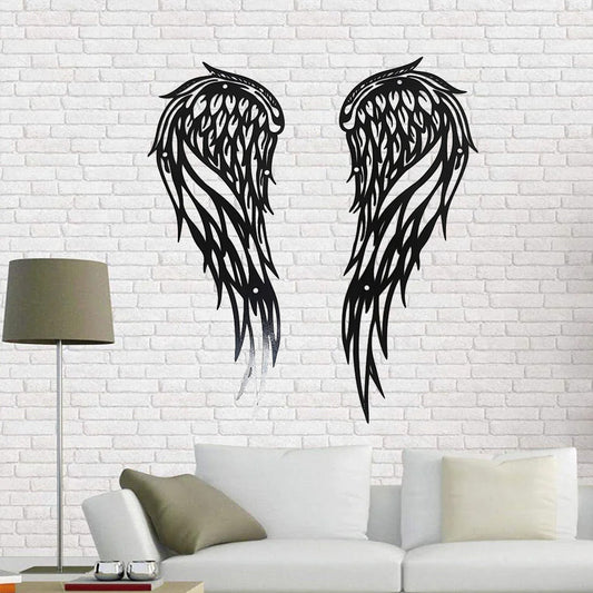 1 Pair Angel Wings Metal Wall Art