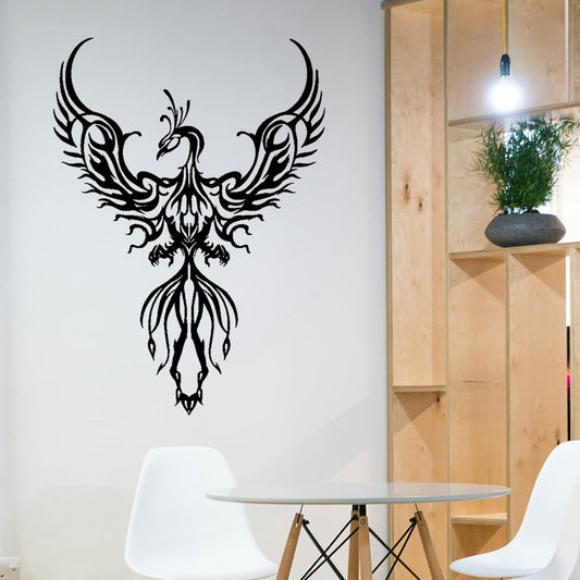 Rising Phoenix Metal Wall Art
