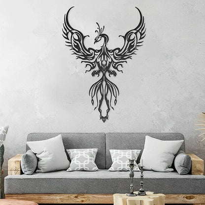 Rising Phoenix Metal Wall Art