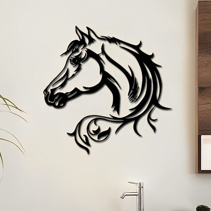 Horse Head Avatar Metal Wall Art