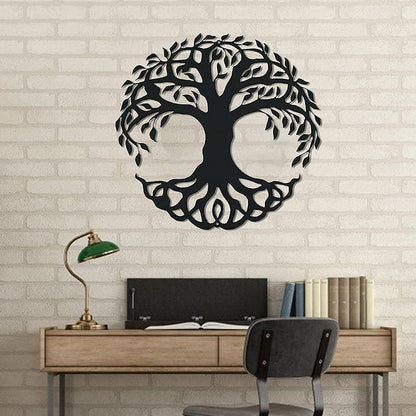 Abstract Tree of Life Metal Wall Art