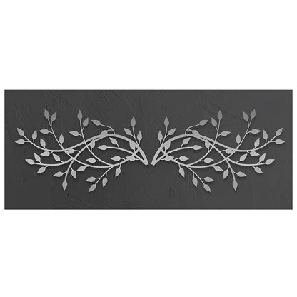 2 Pcs Olive Tree Branch Metal Wall Art