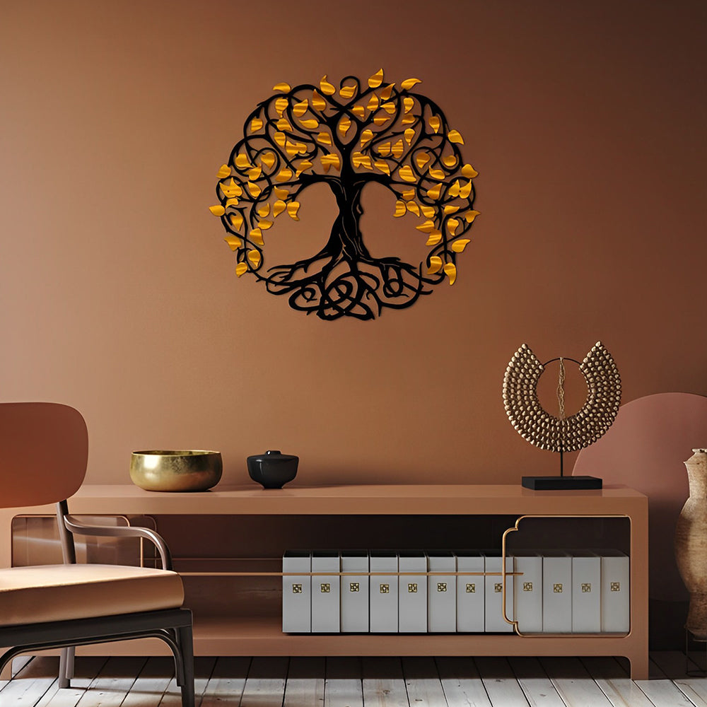 Colorful Tree of Life Metal Wall Art