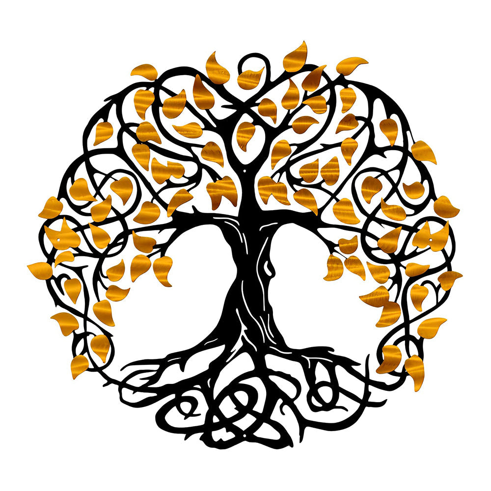 Colorful Tree of Life Metal Wall Art