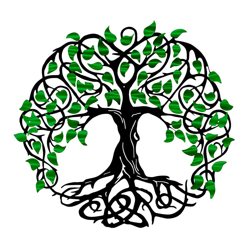 Colorful Tree of Life Metal Wall Art