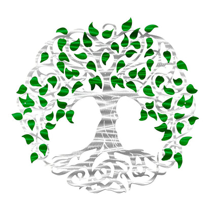 Colorful Tree of Life Metal Wall Art