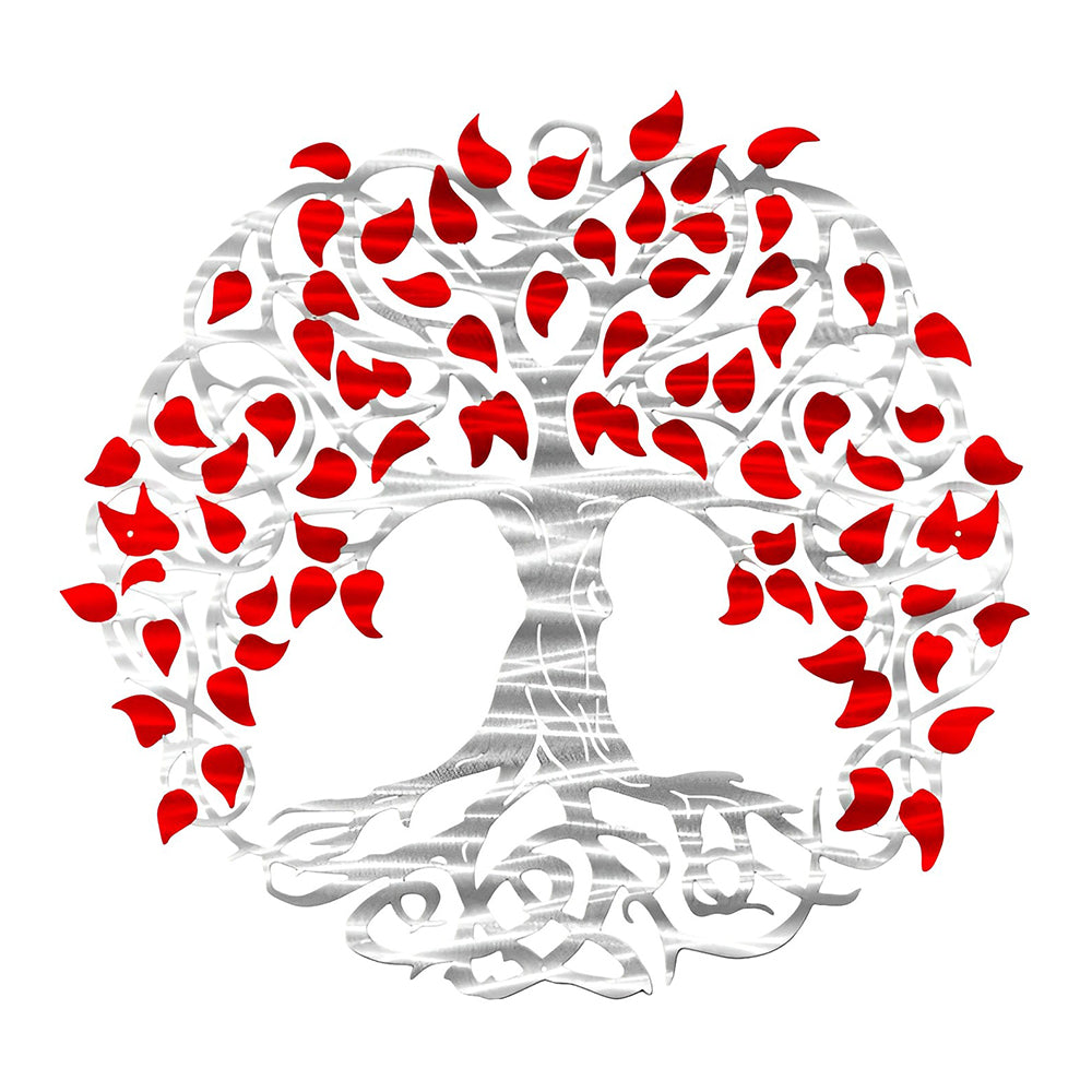 Colorful Tree of Life Metal Wall Art