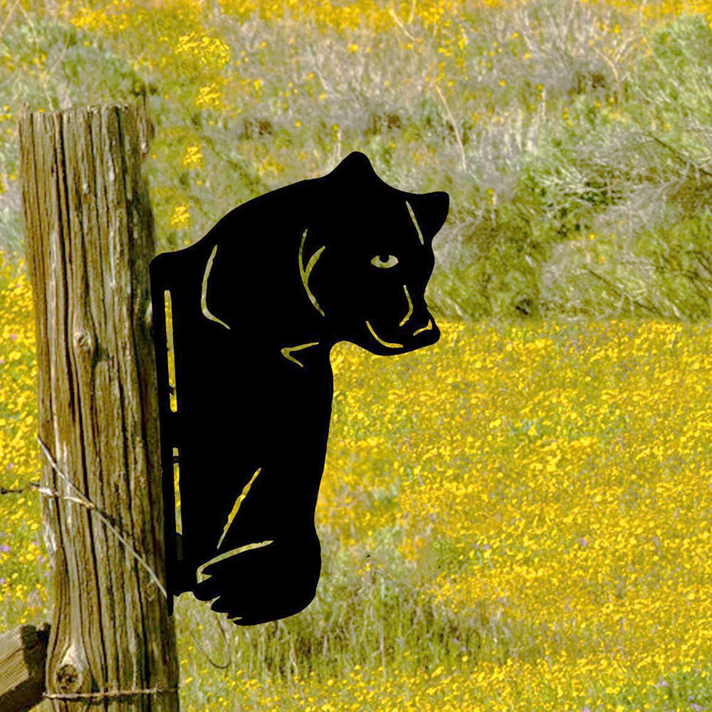 Bear Farm Peeping Animal Outdoor Metal Garden Art