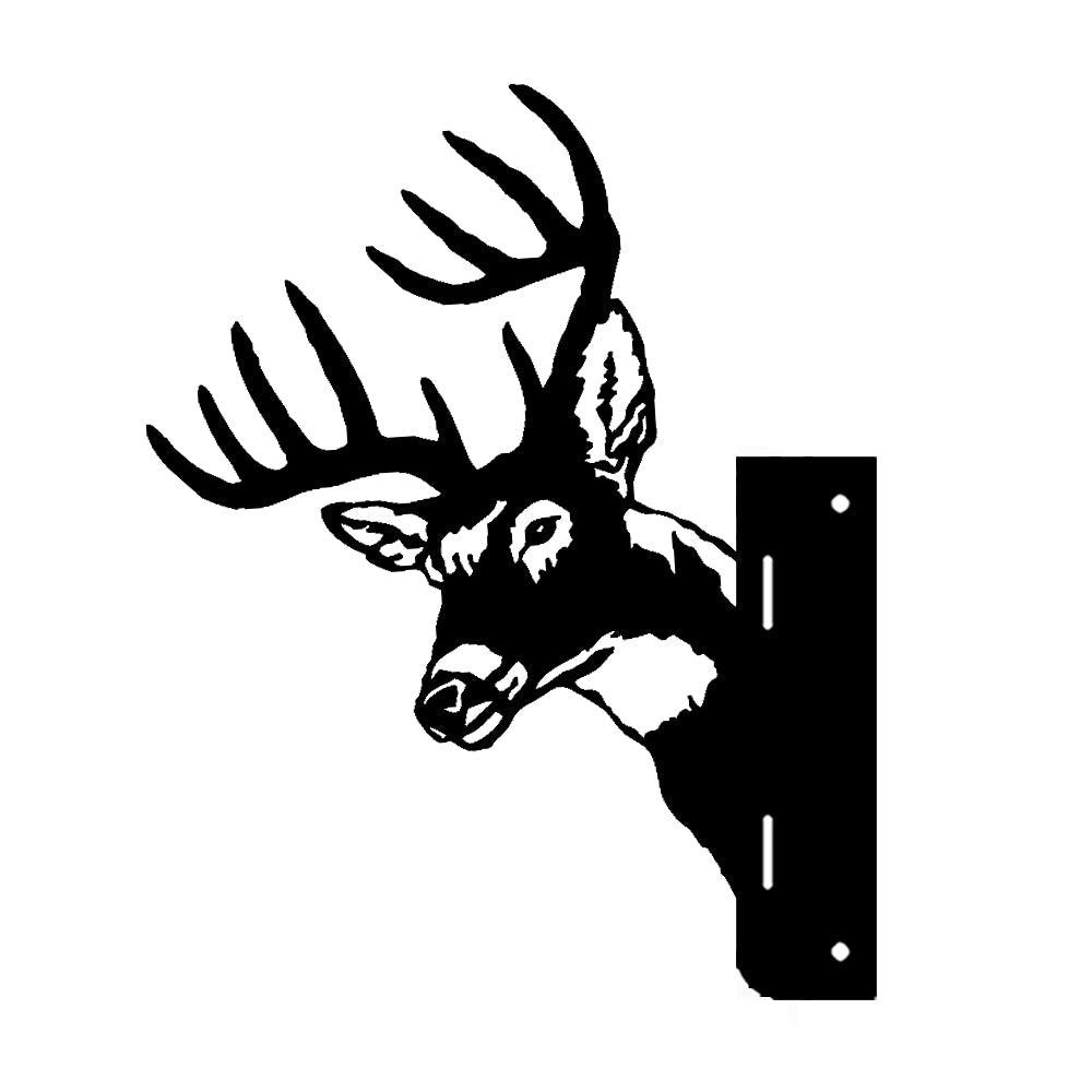 Reindeer Farm Peeping Animal Outdoor Metal Garden Art