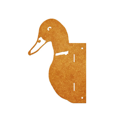 Duck Farm Peeping Animal Outdoor Metal Garden Art